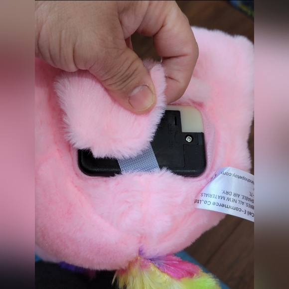 Magical Rainbow unicorn night light plush - Picture 6 of 12